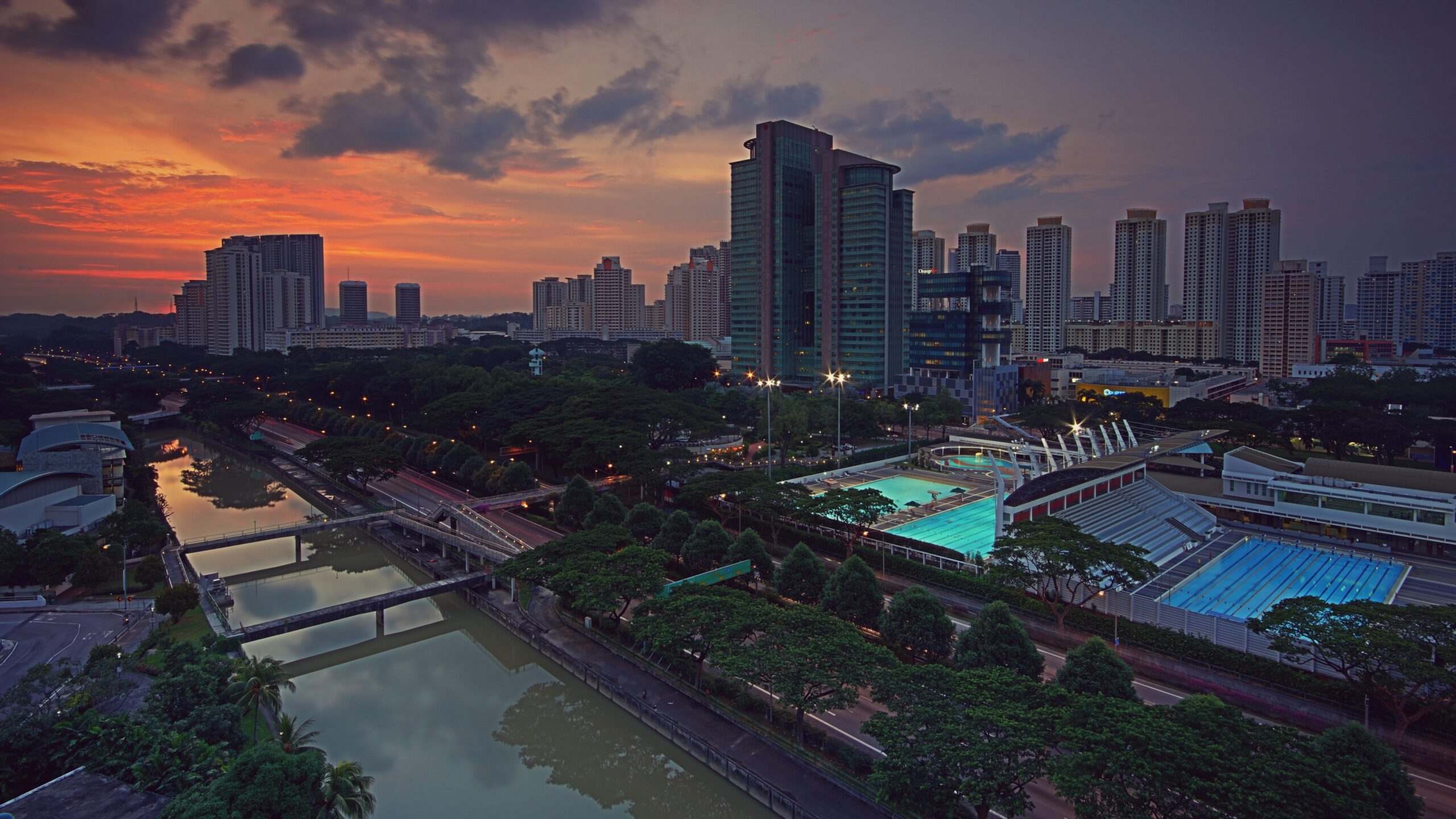 Business district and company setup in the Philippines
